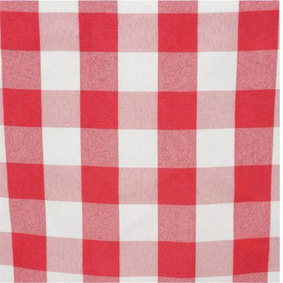 Table Runner Checkered Red and White - Picture 2 of 2